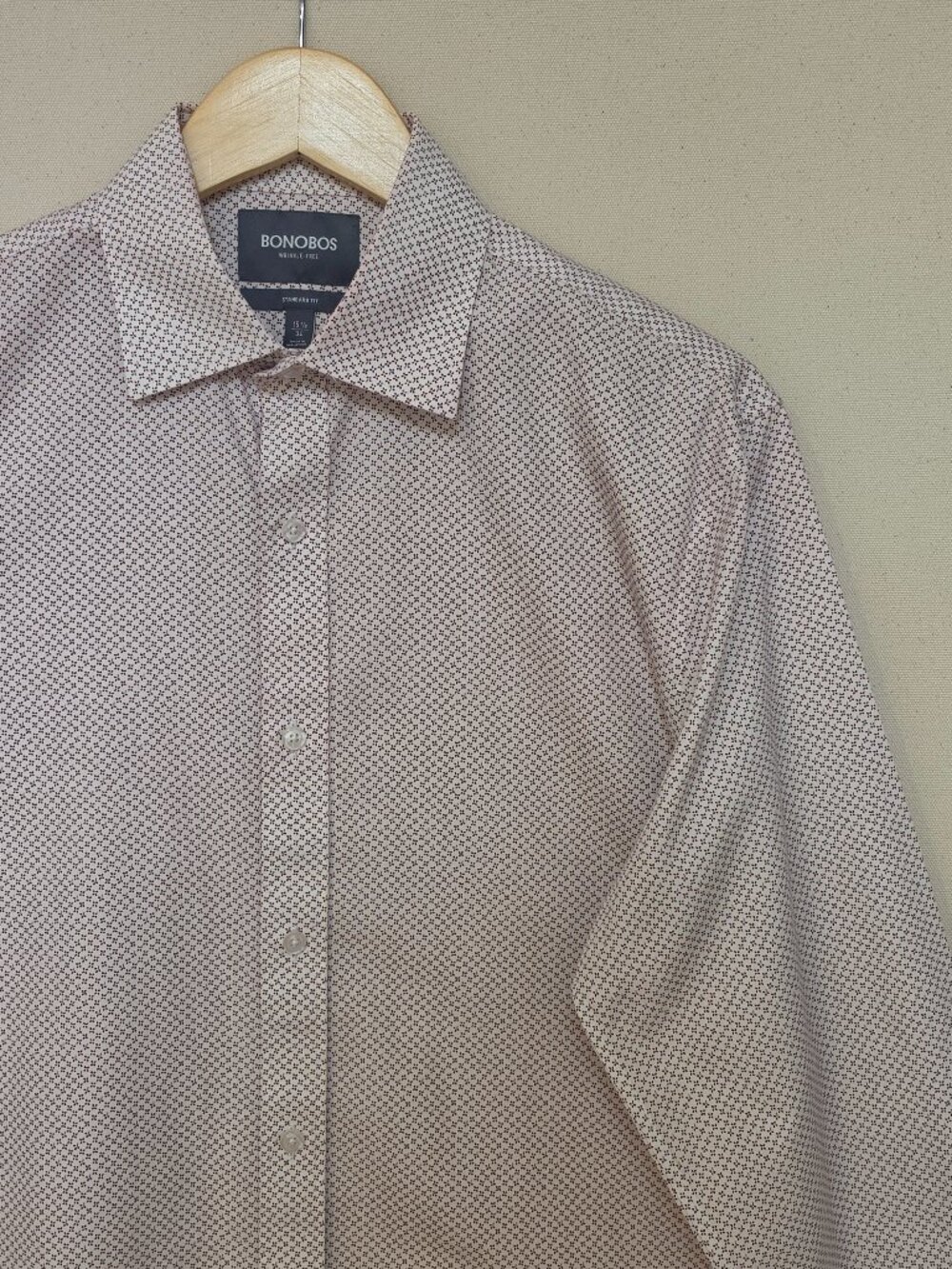 Bonobos Standard Fit Wrinkle Free Button Down 15.5 34